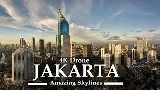 Stunning Jakarta Skylines | View by Drone (UltraHD 2021) -  Capital City Of Indonesia Architecture