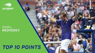 Daniil Medvedev | Top 10 Points | 2021 US Open