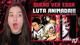 Apenas um react | Hashiras x Kokushibou - Castelo infinito | M4rkim (Demon Slayer) #08