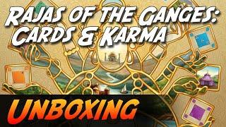 Rajas of the Ganges: Cards & Karma - Brettspiel Unboxing (HUCH!)