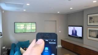 Smart Home TV and Projector in a beautiful Snug Room