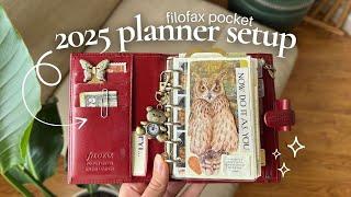 2025 plan with me: pocket filofax edition