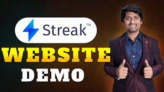 streak website Demo