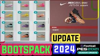 PES 2021 BOOTPACK UPDATE FEBRUARI  SEASON 2024