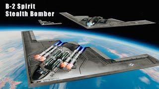 B-2 Spirit Stealth Bomber: The Ghost in the Sky | How It Works? @Learnfromthebase