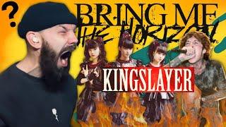 RAP FANS FIRST TIME HEARING BABYMETAL! Bring Me The Horizon - 'Kingslayer' | REACTION