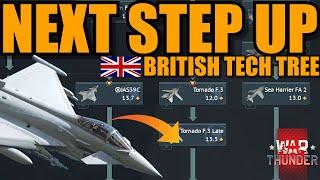 WHAT is the NEXT TOP TIER JET to come in EACH LINE of the BRITISH TECH TREE? - War Thunder