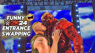 WWE 2K24 Funny Entrances Swapping  |  PS5