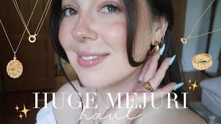 MEJURI JEWELRY HAUL 2024 | Over $1,000 worth of classic gold jewelry pieces 