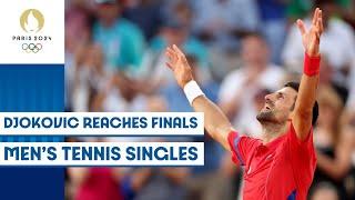 Novak Djokovic  Advances to Men's Tennis Singles Final | Paris 2024 Highlights