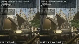 Hitman 3 - XeSS 1.0 VS FSR 2 - RT: ON - Built-in Benchmark - 1440p - 10/09/2022