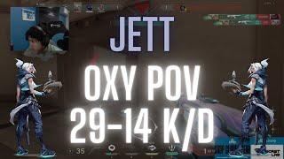 Cloud9 OXY POV Jett on Haven 29-14 K/D (VALORANT Pro POV)