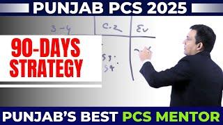 90-Day Punjab PCS Preparation Plan for 2025 Aspirants | PUNJAB PCS NOTIFICATION 2025