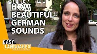 How beautiful German sounds compared to other languages