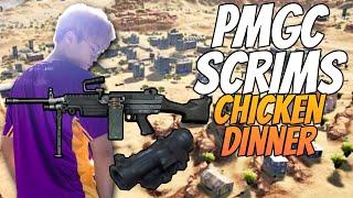 This is How We Got Chicken in PMGC Scrims - 13 Kills PMGC Scrims Miramar POV Gameplay