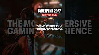 This is easily the best VR game that ISN’T a VR game… #cyberpunk2077 #vr #mod