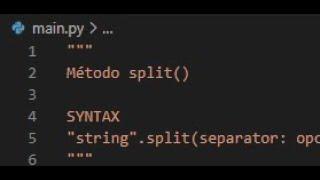 split() - Python Dicas Rápidas