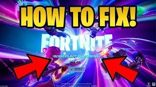 Why Are Fortnite Servers Down? (How To Fix Failed To Download Supervised Settings)