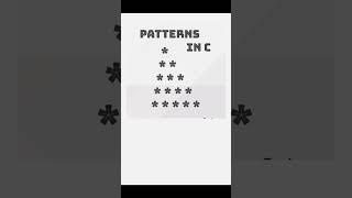 print star pattern simple C program #shorts #cprogramming #simplecode #printstarpattern