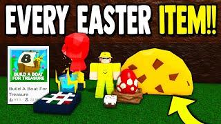 *EVERY* EASTER UPDATE ITEM!! | Build a Boat for Treasure ROBLOX