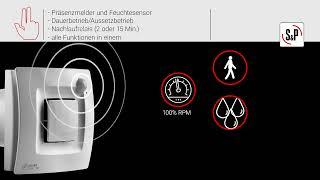 SILENT DUAL Der intelligente Badlüfter von S&P Deutschland (Soler & Palau) Lösung für jeden Einsatz