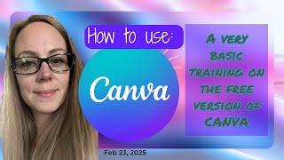 Basic CANVA Training (free version)