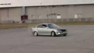 BMW e46 m52b28tu drift without lsd (stock differential)