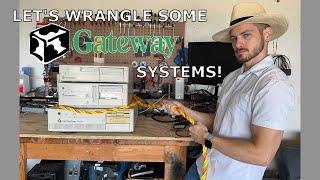 Let's wrangle some Gateway 2000 systems! Vintage computer teardown from the Franklin eWaste haul.