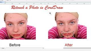 Retouch a photo in CorelDraw