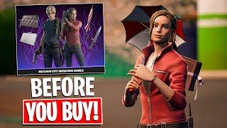 RACCOON CITY SURVIVORS BUNDLE Review | Resident Evil x Fortnite