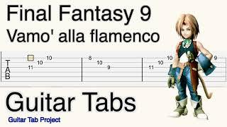 Final Fantasy IX Vamo' alla flamenco Guitar Tutorial Tab FF9