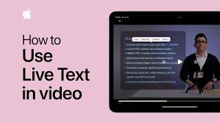 How to use Live Text in video on your iPhone or iPad | Apple Support