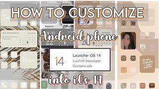 HOW TO CUSTOMIZE ANDROID PHONE TO iOs 14 | Home screen layout | Step by Step Tutorial | Angel Paner