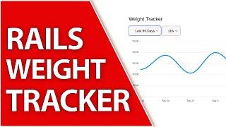 Weight Tracking with Apex Charts and Tailwind | Ruby on Rails 7 Project