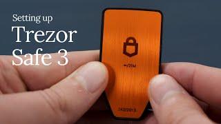 Trezor Safe 3: Unboxing and setup