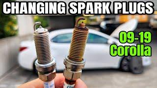 How To Change Spark Plugs: 2009 - 2019 Toyota Corolla Spark Plug Change Tutorial