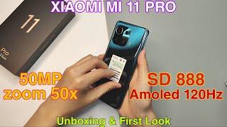 Xiaomi Mi 11 Pro | Unboxing, Hands On & First Look | SD 888, 50MP Zoom 50x, Amoles 120Hz | Tech4Life