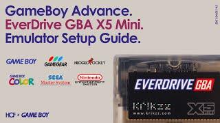 EverDrive GBA X5 Mini Emulator Setup Guide | Goomba | PocketNES | SMS Advance | How To Guide