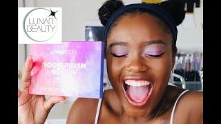 LUNAR BEAUTY MOON PRISM BLUSH PALETTE REVIEW | THIS PACKAGING OMG