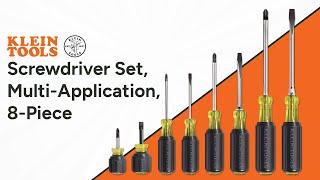 Klein Tools 8-Piece Multi-Application Screwdriver Set