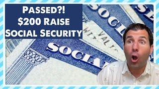 Passed?! $200 Raise With the Social Security Expansion Act of 2024