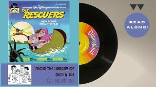 The Rescuers (1977) | Disneyland Little Long-Playing Record 367 | Read-Along Vinyl Record