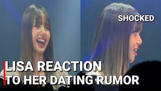 BLACKPINK LISA Reaction To Fan Question on Dating Rumors with Frédéric Arnault At Thailand Fanmeet