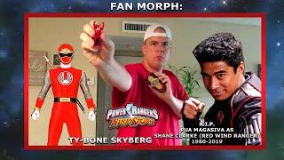 Legendary Red Wind Ranger Key Morph (Ninja Storm)/R.I.P. Pua Magasiva (1980-2019)