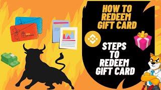 How To Redeem Gift Card In Binance | Step By Step | KYC Is important To Redeem