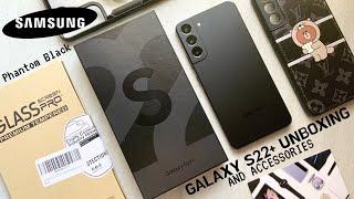 SAMSUNG GALAXY S22 PLUS [Phantom Black]  | Unboxing, Accessories & First Impressions 