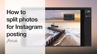 How to split your photos for posting on Instagram using Photoshop