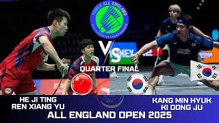 SUPER MATCH QF | KANG M H/KI D J (KOR) vs HE J T/REN X Y (CHN)[MD] ALL ENGLAND Open 2025 Badminton