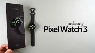 Google Pixel Watch 3 Unboxing (41mm Black)