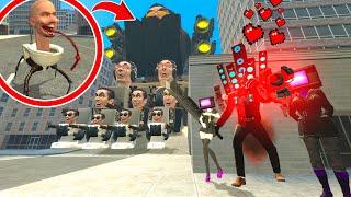 UPGRADED GMAN SKIBIDI TOILET CRAB CONTROLS they set up an ambush for TITAN SPEAKERMAN In Garry's Mod